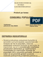 Consumul Populaţiei