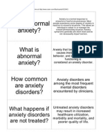 Anxiety Disorders Treatment Options