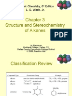 Structure and Stereochemistry of Alkanes