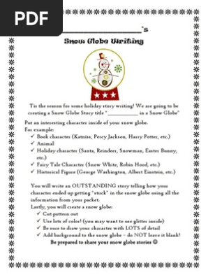 Snow Globe Story
