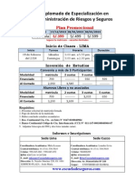 Plan de Inversión - DIPLOMADO LIMA 2014