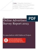 Online Advertisers Survey Report 2013