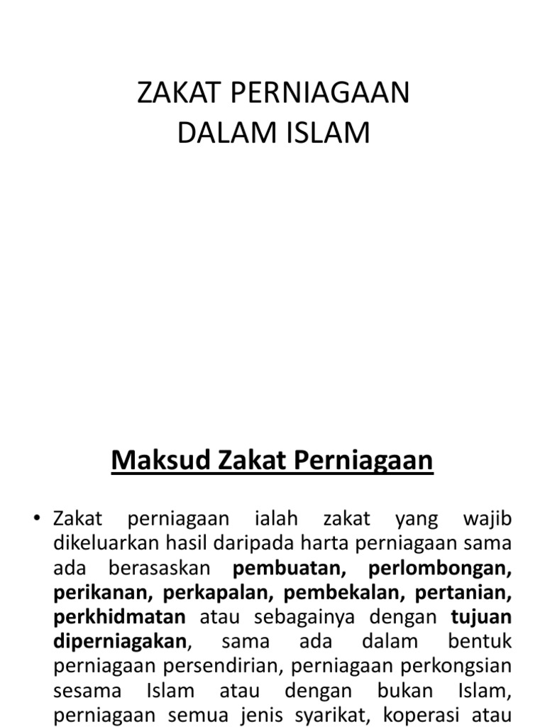 Zakat Perniagaan Autosaved Unedited Pdf