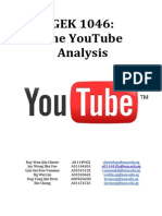 GEK1046 W3 the YouTube Analysis
