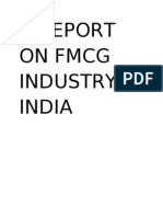 A Report On FMCG Industry in India