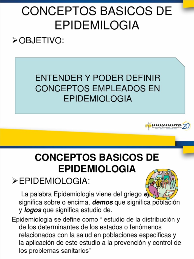 Conceptos Basicos de Epidemiologia | PDF | Epidemiología | Humanidades ...