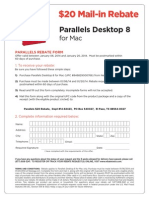 Parallels Rebate