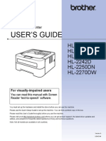 User'S Guide: HL-2230 HL-2240 HL-2240D HL-2242D HL-2250DN HL-2270DW