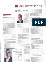 Richard Burcher Law Talk Article On Legal Services Pricing