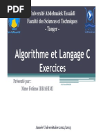 Algorithme - Exercices