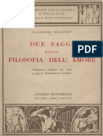 77397147 Solovev Due Saggi Sulla Filosofia Dell Amore 1939