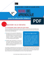 Rutas del Aprendizaje - Cartilla de presentación