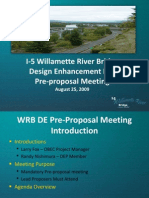 I"5$Willamette$River$Bridge Design$Enhancement$RFS Pre"proposal$Meeting