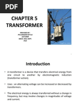 Transformer: Provided By: PN Zuraidah BT Ali Lecturer PUO