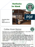 TATA Starbucks Coffee Kiosk: Harshita Shah D52 Batch 2013-15