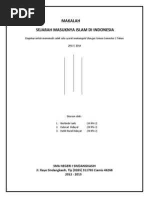 Makalah Sejarah Masuknya Islam Ke Indonesia 1