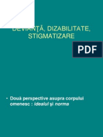 DEVIAN++-TŽ+ę, DIZABILITATE, STIGMATIZARE