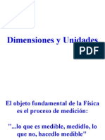 Dimensiones y Unidades