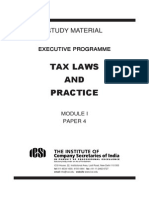 Tax Laws and Practice (Module i Paper 4)