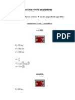 Tracción y Corte en Maderas