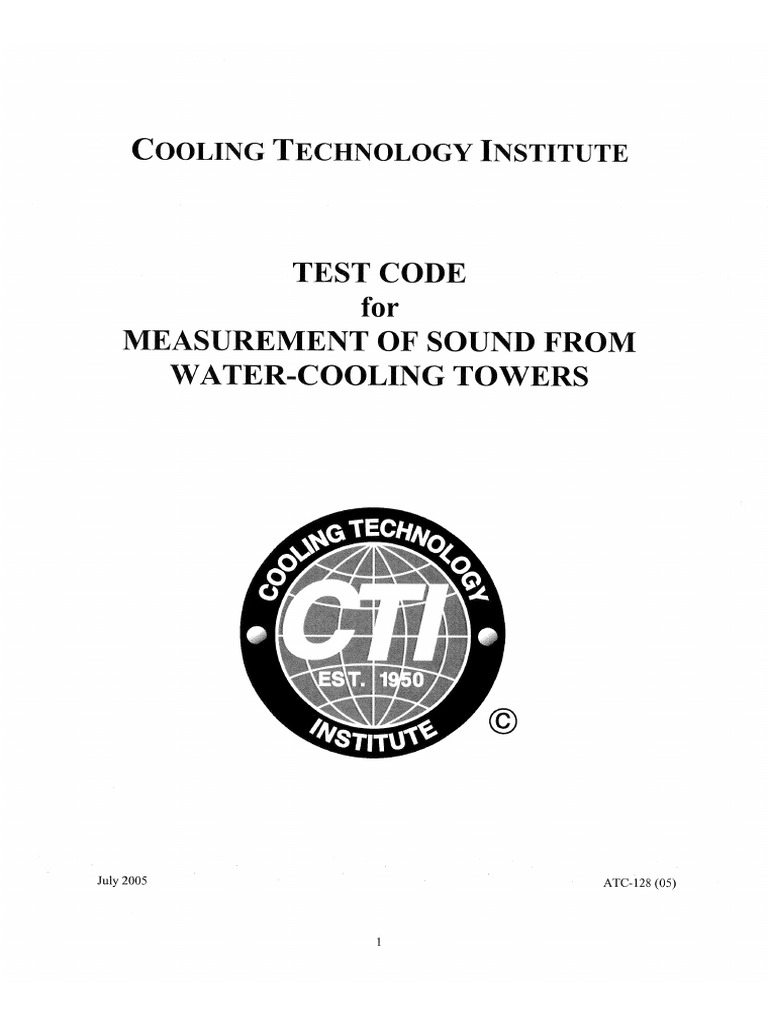 CTI Test Code For Sound Measurement PDF