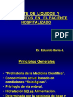 Aporte de Liquidos y Electrolitos en El Paciente