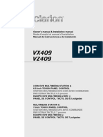 Clarion VX409 Manual