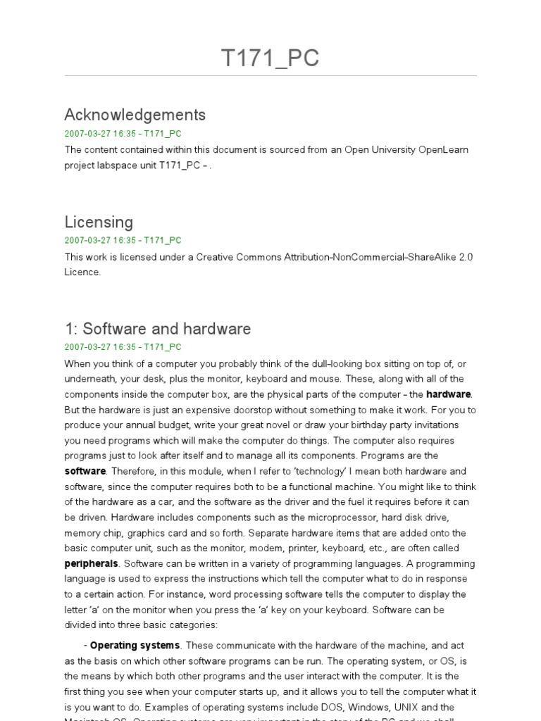 Computers bits & bytes Question Integrity
