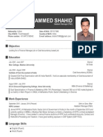 CV L Mohammed Shahid