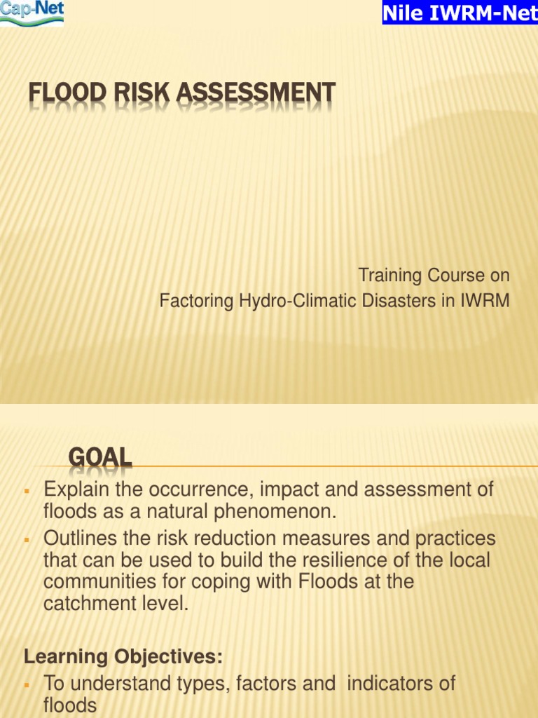 case study for flood risk