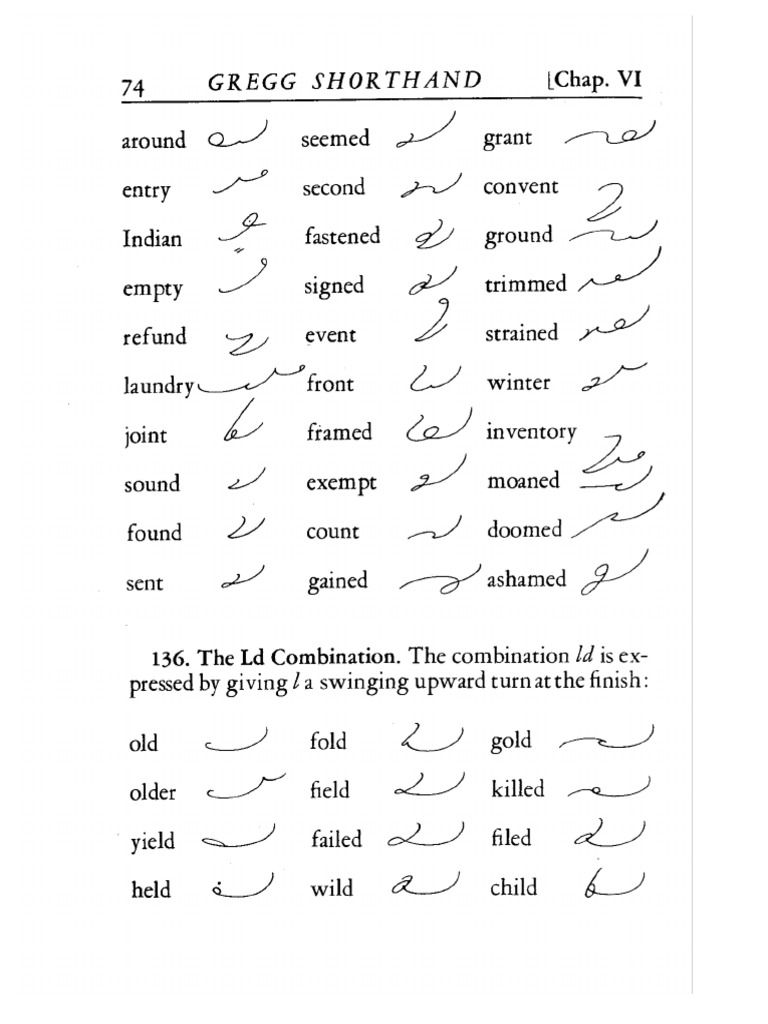 Gregg Shorthand Guide | PDF
