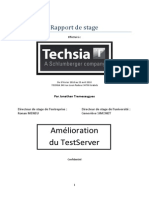 Rapport de Stage Techsia 2010