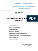 Preamplificator Audiopeamli