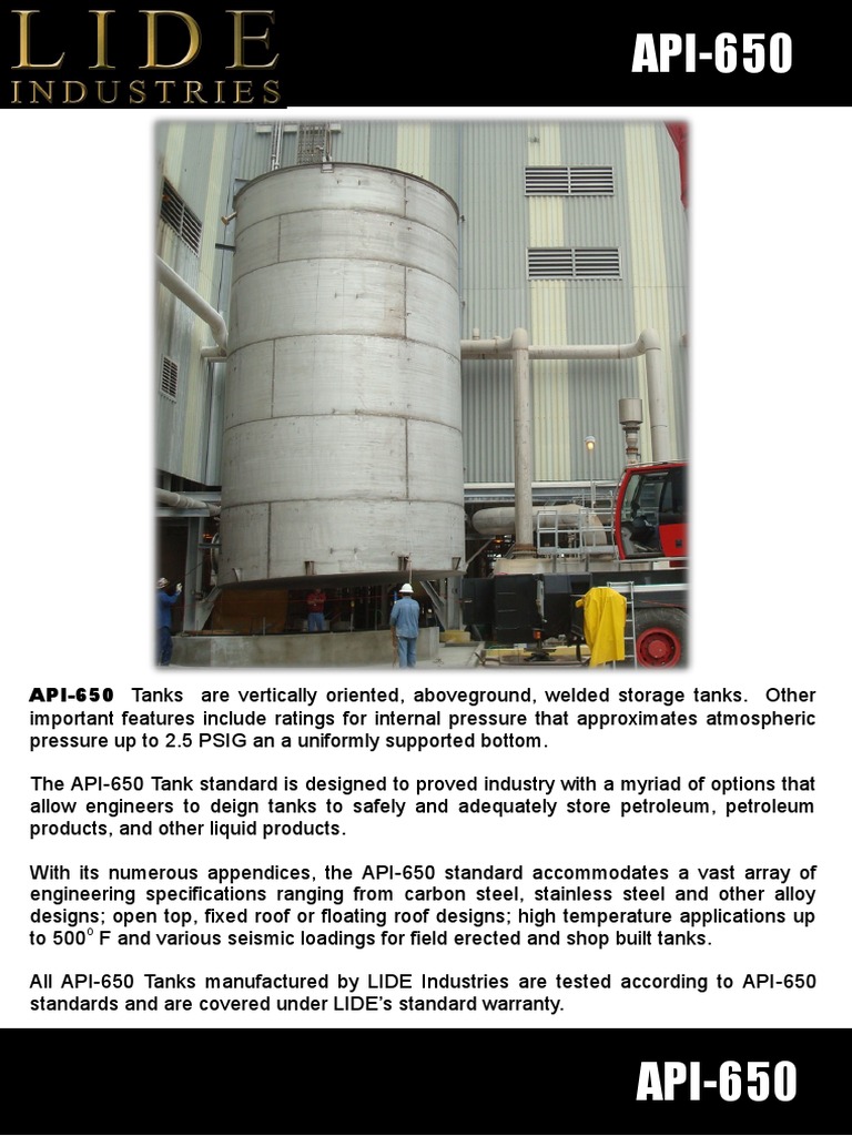 API-650 Tanks | PDF