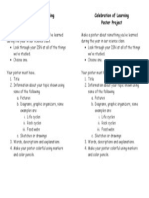 Celebration of Learning Poster Project Celebration of Learning Poster Project