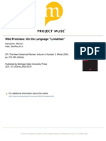 Wild Promises - On the Language 'Leviathan'