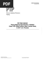 PIP Piping Material Specifications Guide | PDF | Welding | Construction