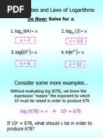 Laws Of Logarithms Logarithm Exponentiation