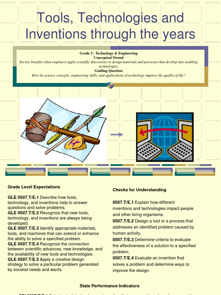 Tools, Technologies Inventions | PDF | Tools | Design