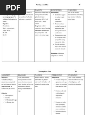 Nursing Care Plan  Fever