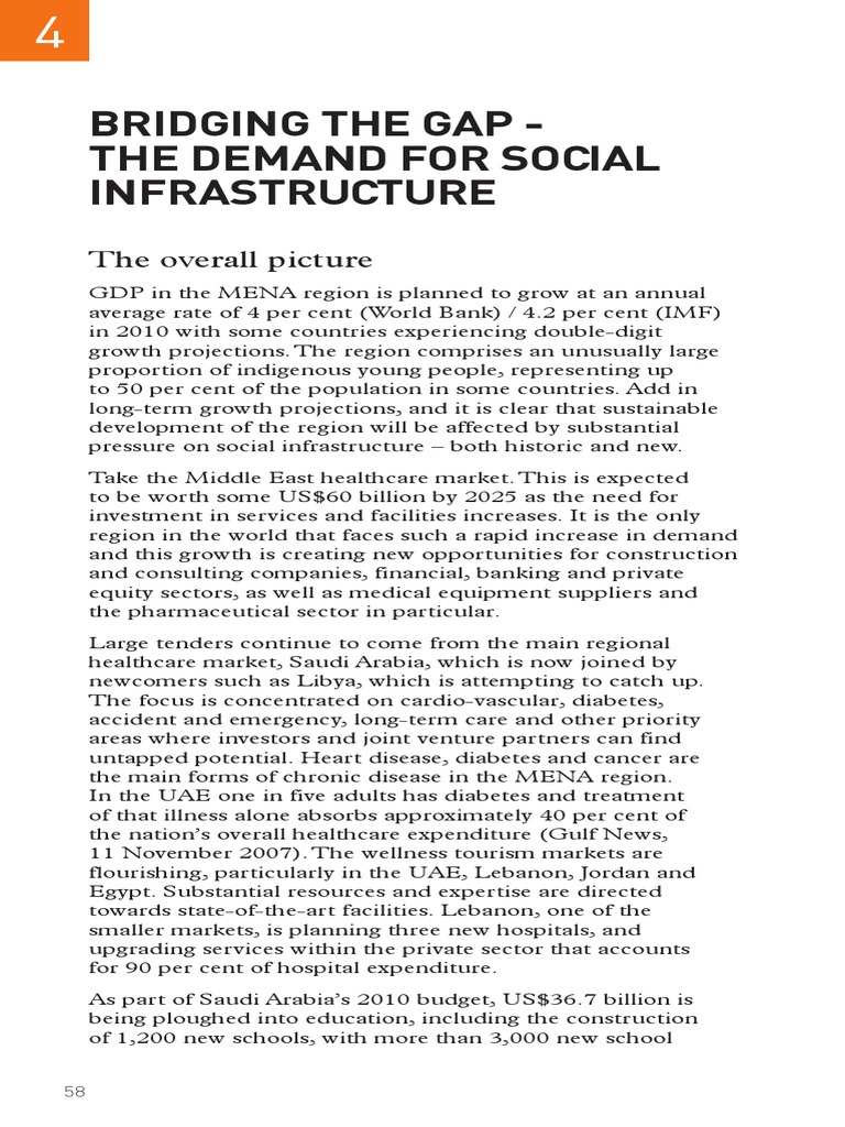 Bridging The Gap - The Demand For Social Infrastructure | PDF