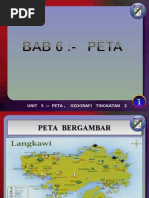 Geografi Tingkatan 2. Bab 6-Peta