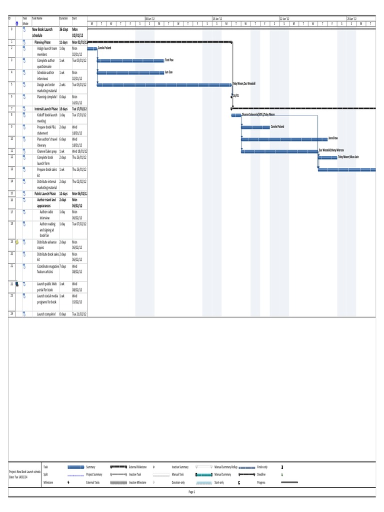 Microsoft Project - Simple Tracking - Start | PDF | Microsoft | Software