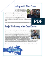 Dobro Workshop With Glen Crain and Banjo Workshop With Chad Davis