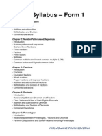 Form 1 Mathematics Notes