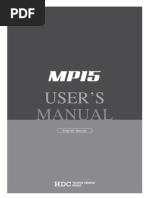 MP15 User Manual