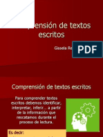 Comprension de Textos Escritos