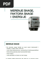 13 Merenje Snage, Faktora Snage I Energije