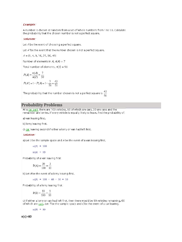 Probability 1 | PDF