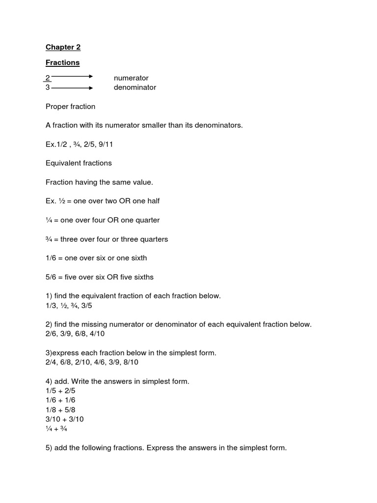 Chapter 2 Mathematics | PDF